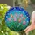 Tiffany Style Stained Glass Tulips Lush Green Leaves - Light-Filtering Mosaic Sky Window Art Stained Glass Suncatcher - 2
