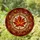 Densely Detailed Tiffany Style Stained Glass Autumnal Maple Leaf Fall Window Decor Stained Glass Suncatcher - 1