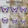 Majestic Butterfly Stained Glass Tiffany Floral Mosaic Deep Purples Blues Gift Stained Glass Suncatcher - 4