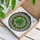 Tiffany Style Shamrock Stained Glass Art - Heart Leaf Green & Gold St. Patrick's Day Gift Stained Glass Suncatcher - 3