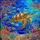 Sea Turtle Tropical Fish Coral Reef Underwater Landscape - Tiffany Glass Style Artwork Stained Glass Suncatcher - 5