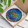 Sea Turtle Tropical Fish Coral Reef Underwater Landscape - Tiffany Glass Style Artwork Stained Glass Suncatcher - 3