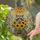 Raccoon Sunflowers Tiffany Stained Glass Art - Intricate Jewel Tone Mosaic Decor Stained Glass Suncatcher - 2