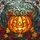 Tiffany Glass Grinning Jack-o'-lantern Autumn Leaves Halloween Mosaic Fall Decor Stained Glass Suncatcher - 5