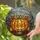 Tiffany Glass Grinning Jack-o'-lantern Autumn Leaves Halloween Mosaic Fall Decor Stained Glass Suncatcher - 2
