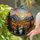 Stained Glass Mountain River Landscape Art - Evergreen Autumn Trees Rocky Hills Decor Gift Stained Glass Suncatcher - 2