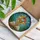 Open Book Fanned Pages Bursting Hearts Stained Glass Abstract Mosaic Jewel Tones Stained Glass Suncatcher - 3