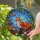 Red Fox Butterfly Stained Glass Art - Tiffany Style Wildflower Garden, Glowing Jewel Tones Stained Glass Suncatcher - 2