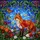 Red Fox Butterfly Stained Glass Art - Tiffany Style Wildflower Garden, Glowing Jewel Tones Stained Glass Suncatcher - 5