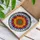 Vibrant Dahlia Chrysanthemum Stained Glass Flower - Tiffany Style Layered Petal Mosaic Stained Glass Suncatcher - 3