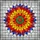 Vibrant Dahlia Chrysanthemum Stained Glass Flower - Tiffany Style Layered Petal Mosaic Stained Glass Suncatcher - 5