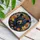 Black Bear Autumn Maple Leaves Tiffany Style Stained Glass Mosaic - Fall Nature Lover Gift Stained Glass Suncatcher - 3
