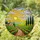 Tiffany Stained Glass Vineyard Grapes Church Village Cypress Trees Sun Hills Landscape Stained Glass Suncatcher - 1