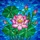Pink Lotus Flower Yellow Center Tiffany Stained Glass Lily Pads Water Mosaic Stained Glass Suncatcher - 5