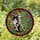 Black Tuxedo Cat Rib Cage Tropical Leaves Tiffany Style Stained Glass Home Decor Stained Glass Suncatcher - 1