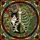 Black Tuxedo Cat Rib Cage Tropical Leaves Tiffany Style Stained Glass Home Decor Stained Glass Suncatcher - 5