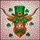 Shaggy Highland Cow Leprechaun Hat Shamrock Sunglasses - St. Patrick's Day Cow Lover Gift Stained Glass Suncatcher - 5