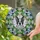 Boston Terrier Dog Stained Glass Art - Cooper, Tiffany Style Floral Mosaic Jewel Tones Stained Glass Suncatcher - 2
