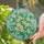 Stained Glass Jasmine Flower Mosaic Art - Tiffany Style Floral Vines Green Leaves Buds Stained Glass Suncatcher - 2