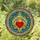 Colorful Birds Red Heart Celtic Knot Tiffany Stained Glass Mosaic Art Translucent Jewel Tones Stained Glass Suncatcher - 1
