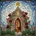 Stained Glass Chapel Rose Garden & Floral Vines - Intricate Tiffany Mosaic Sky Art Stained Glass Suncatcher - 5