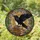 Black Raven Stained Glass Books - Tiffany Jewel Tone Mosaic Green Leaves Red Berries Stained Glass Suncatcher - 1