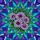 Dahlia Bouquet Stained Glass Flowers - Jewel Tone Tiffany Style Geometric Starburst Intricate Patterns Stained Glass Suncatcher - 5