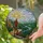 Hiker Mountain River Valley Forest Outdoor Adventure Stained Glass Look Gift For Men Stained Glass Suncatcher - 2