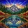 Stained Glass Kayakers Mountain Lake Autumn Trees - Outdoor Adventure Gift for Hikers Stained Glass Suncatcher - 5