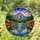 Stained Glass Kayakers Mountain Lake Autumn Trees - Outdoor Adventure Gift for Hikers Stained Glass Suncatcher - 1