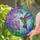 Hummingbird Lilac Flowers Stained Glass Mosaic - Tiffany Style Translucent Glowing Art Stained Glass Suncatcher - 2