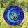 Tri-Color Dachshund Dog Crescent Moon Cosmic Stained Glass Tiffany Style Dog Lover Gift Stained Glass Suncatcher - 1