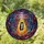 UFO Abduction Tuxedo Cat Fish - Flying Saucer Stained Glass Cosmic Nebula Tiffany Style Stained Glass Suncatcher - 1
