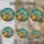 Raccoon Playing Acoustic Guitar Stained Glass Tiffany Jewel Tones Foliage Flowers Stained Glass Suncatcher - 4