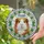 Maggie Guinea Pig Stained Glass Daisy Wreath Geometric Mosaic Pet Lover Home Decor Gift Stained Glass Suncatcher - 2