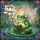 Green Frog Reading Book on Lily Pad Lotus Pond Iridescent Fairy Wings Jewel Tone Stained Glass Suncatcher - 5