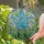 Blue Forget-Me-Not Flower Bouquet Tiffany Style Stained Glass Colorful Mosaic Art Gift Stained Glass Suncatcher - 2