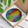 Tiffany Stained Glass Daisy Floral Mosaic Rainbow - Glowing Full Spectrum Flower Art Stained Glass Suncatcher - 3
