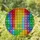 Tiffany Stained Glass Daisy Floral Mosaic Rainbow - Glowing Full Spectrum Flower Art Stained Glass Suncatcher - 1