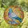 Tiffany Glass Pigeon Dove, Blooming Flowers & Pebbles Stained Glass Mosaic Artwork Stained Glass Suncatcher - 1