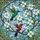 Two Hummingbirds Dogwood Flowers Stained Glass Mosaic – Glowing Tiffany Jewel Tone Art Stained Glass Suncatcher - 5