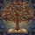 Tiffany Stained Glass Tree of Knowledge Book Stacks & Mosaic Academic Art Gift Stained Glass Suncatcher - 5