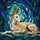 Whippet Dog Monarch Butterfly Tiffany Style Stained Glass Organic Mosaic Home Decor Gift Stained Glass Suncatcher - 5