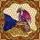 Regal Purple Dragon on Antique Books with Treasure - Stained Glass Jewel Tones Art Stained Glass Suncatcher - 5