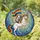 Opossum Riding Unicorn Rainbow Pride Flag Stained Glass Tiffany Mosaic Jewel Tone Art Stained Glass Suncatcher - 1