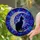 Black Cat Crescent Moon Stained Glass Celestial Mosaic Art - Tiffany Style Filigree Stars Stained Glass Suncatcher - 2