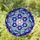 Intricate Geometric Mosaic Star of David Stained Glass - Tiffany Style Wave Patterns Stained Glass Suncatcher - 1