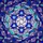 Intricate Geometric Mosaic Star of David Stained Glass - Tiffany Style Wave Patterns Stained Glass Suncatcher - 5