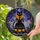 Black Cat Jack-O'-Lantern Stained Glass - Gothic Halloween Decor & Autumn Cat Lover Gift Stained Glass Suncatcher - 2