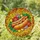 Plump Hot Dog Stained Glass with Mustard, Relish & Toppings - Summer Foodie Gift Stained Glass Suncatcher - 1
